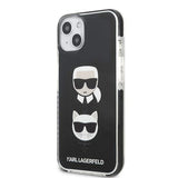 Karl Lagerfeld KLHCP13STPE2TK iPhone 13 mini 5,4 "hardcase black / black Karl & Choupette Head