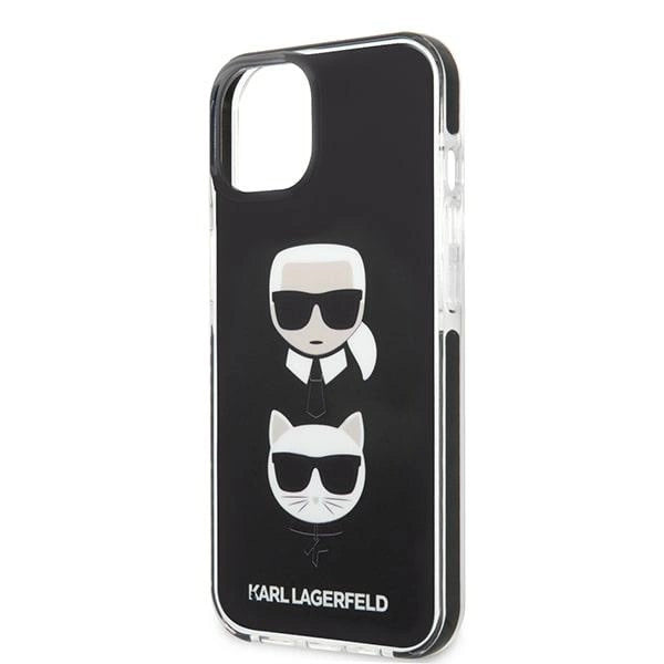 Karl Lagerfeld KLHCP13STPE2TK iPhone 13 mini 5,4 "hardcase black / black Karl & Choupette Head