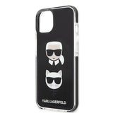 Karl Lagerfeld KLHCP13STPE2TK iPhone 13 mini 5,4 "hardcase black / black Karl & Choupette Head