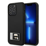 Karl Lagerfeld Ikonik Patch Case for iPhone 13 Pro Max - Black