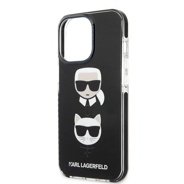 Karl Lagerfeld Karl&Choupette Head Case for iPhone 13 Pro Max - Black