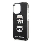 Karl Lagerfeld Karl&Choupette Head Case for iPhone 13 Pro Max - Black
