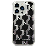 Karl Lagerfeld KLHCP14LLMNMK iPhone 14 Pro 6.1 "hardcase black / black Liquid Glitter Monogram