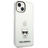 Karl Lagerfeld KLHCP14MCTTR iPhone 14 Plus 6.7 "hardcase clear / transparent Choupette Body