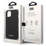 Karl Lagerfeld KLHCP14MG2ELK iPhone 14 Plus 6.7 "hardcase black / black Glitter Plaque Logo