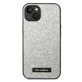 Karl Lagerfeld KLHCP14MG2ELS iPhone 14 Plus 6.7 "hardcase silver / silver Glitter Plaque Logo