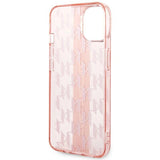 Karl Lagerfeld KLHCP14MHKLSPCP iPhone 14 Plus 6.7 "hardcase pink / pink Mono Vertical Stripe