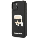 Karl Lagerfeld KLHCP14MKH3DBK iPhone 14 Plus 6.7 "black / black hardcase 3D Rubber Karl's Head
