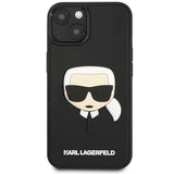 Karl Lagerfeld KLHCP14MKH3DBK iPhone 14 Plus 6.7 "black / black hardcase 3D Rubber Karl's Head