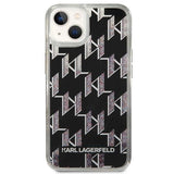 Karl Lagerfeld KLHCP14MLMNMK iPhone 14 Plus 6.7 "hardcase black / black Liquid Glitter Monogram