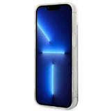 Karl Lagerfeld KLHCP14MLMNMS iPhone 14 Plus 6.7 "hardcase silver / silver Liquid Glitter Monogram