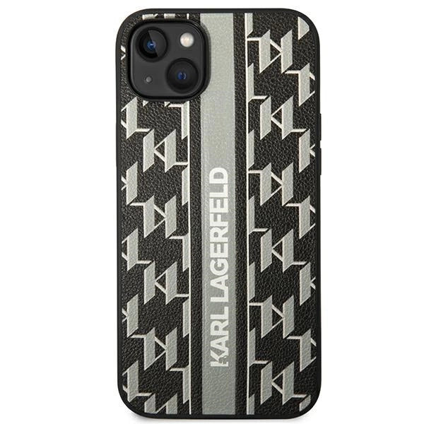 Karl Lagerfeld KLHCP14MPGKLSKG iPhone 14 Plus 6.7 "hardcase gray / gray Monogram Stripe