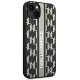 Karl Lagerfeld KLHCP14MPGKLSKG iPhone 14 Plus 6.7 "hardcase gray / gray Monogram Stripe