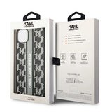Karl Lagerfeld KLHCP14MPGKLSKG iPhone 14 Plus 6.7 "hardcase gray / gray Monogram Stripe