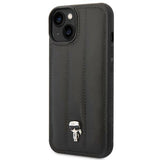 Karl Lagerfeld Puffy Ikonik Pin Case for iPhone 14 Plus - Black
