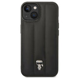 Karl Lagerfeld Puffy Ikonik Pin Case for iPhone 14 Plus - Black