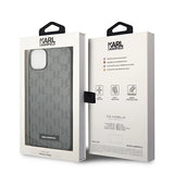 Karl Lagerfeld KLHCP14MSAKLHPG iPhone 14 Plus 6.7 "hardcase gray / gray Saffiano Mono Metal Logo