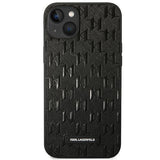 Karl Lagerfeld KLHCP14MSAKLHPK iPhone 14 Plus 6.7 "hardcase black / black Saffiano Mono Metal Logo