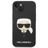 Karl Lagerfeld KLHCP14MSLKHBK iPhone 14 Plus 6.7 "hardcase black / black Silicone Karl`s Head