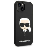 Karl Lagerfeld KLHCP14MSLKHBK iPhone 14 Plus 6.7 "hardcase black / black Silicone Karl`s Head