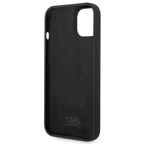 Karl Lagerfeld KLHCP14MSLKHBK iPhone 14 Plus 6.7 "hardcase black / black Silicone Karl`s Head