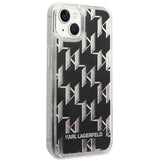 Karl Lagerfeld KLHCP14SLMNMK iPhone 14 6.1 "hardcase black / black Liquid Glitter Monogram