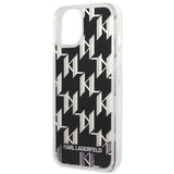 Karl Lagerfeld KLHCP14SLMNMK iPhone 14 6.1 "hardcase black / black Liquid Glitter Monogram