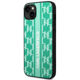Karl Lagerfeld KLHCP14SPGKLSKN iPhone 14 6.1 "hardcase green / green Monogram Stripe