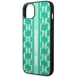 Karl Lagerfeld KLHCP14SPGKLSKN iPhone 14 6.1 "hardcase green / green Monogram Stripe