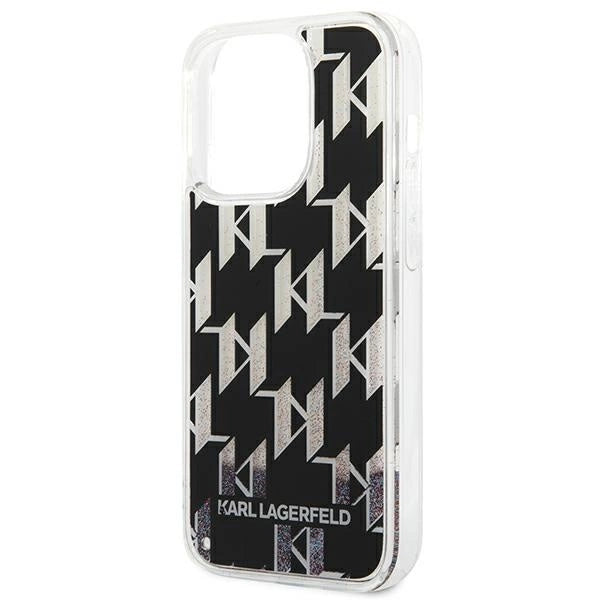 Karl Lagerfeld KLHCP14XLMNMK iPhone 14 Pro Max 6.7 "hardcase black / black Liquid Glitter Monogram