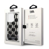 Karl Lagerfeld KLHCP14XLMNMK iPhone 14 Pro Max 6.7 "hardcase black / black Liquid Glitter Monogram