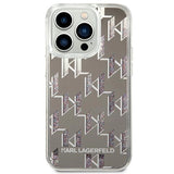 Karl Lagerfeld KLHCP14XLMNMS iPhone 14 Pro Max 6.7 "hardcase silver / silver Liquid Glitter Monogram