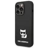 Karl Lagerfeld KLHCP14XSLCTBK iPhone 14 Pro Max 6.7 "hardcase black / black Silicone Choupette Body