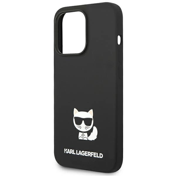 Karl Lagerfeld KLHCP14XSLCTBK iPhone 14 Pro Max 6.7 "hardcase black / black Silicone Choupette Body