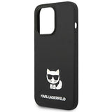 Karl Lagerfeld KLHCP14XSLCTBK iPhone 14 Pro Max 6.7 "hardcase black / black Silicone Choupette Body