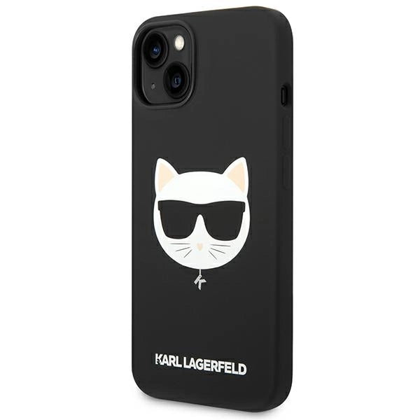 Karl Lagerfeld KLHMP14MSLCHBK iPhone 14 Plus 6.7 "hardcase black / black Silicone Choupette Head Magsafe