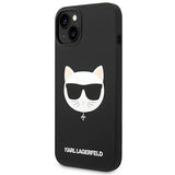Karl Lagerfeld KLHMP14MSLCHBK iPhone 14 Plus 6.7 "hardcase black / black Silicone Choupette Head Magsafe