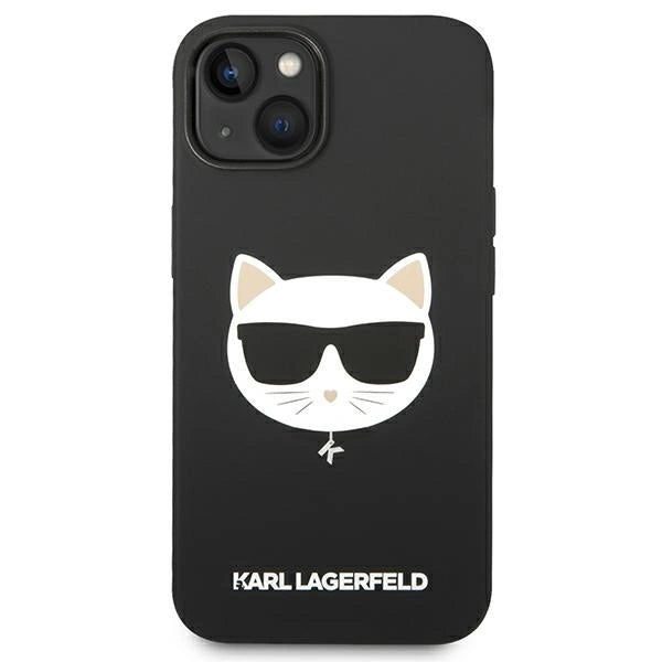 Karl Lagerfeld KLHMP14MSLCHBK iPhone 14 Plus 6.7 "hardcase black / black Silicone Choupette Head Magsafe
