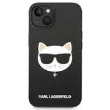 Karl Lagerfeld KLHMP14MSLCHBK iPhone 14 Plus 6.7 "hardcase black / black Silicone Choupette Head Magsafe