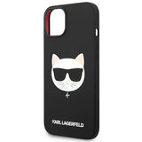 Karl Lagerfeld KLHMP14MSLCHBK iPhone 14 Plus 6.7 "hardcase black / black Silicone Choupette Head Magsafe
