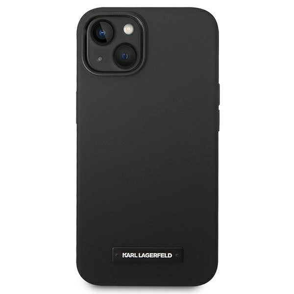 Karl Lagerfeld KLHMP14MSLMP1K iPhone 14 Plus 6.7 "hardcase black / black Silicone Plaque Magsafe
