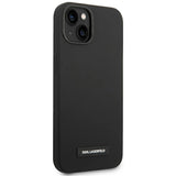 Karl Lagerfeld KLHMP14MSLMP1K iPhone 14 Plus 6.7 "hardcase black / black Silicone Plaque Magsafe