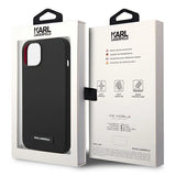 Karl Lagerfeld KLHMP14MSLMP1K iPhone 14 Plus 6.7 "hardcase black / black Silicone Plaque Magsafe