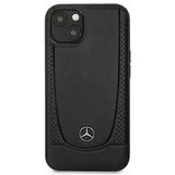 Mercedes MEHCP14MARMBK iPhone 14 Plus 6.7 "black / black hardcase Leather Urban