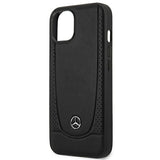 Mercedes MEHCP14MARMBK iPhone 14 Plus 6.7 "black / black hardcase Leather Urban