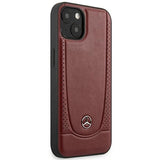 Mercedes MEHCP14MARMRE iPhone 14 Plus 6.7 " rød / rød hardcase læder Urban Bengale