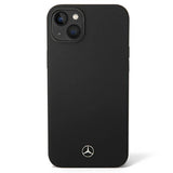 Mercedes Silicone Line case for iPhone 14 Plus - black