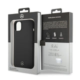 Mercedes Silicone Line case for iPhone 14 Plus - black