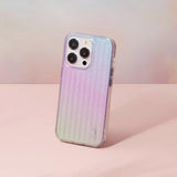 Uniq Coehl Linear case til iPhone 14 Pro - blå og pink