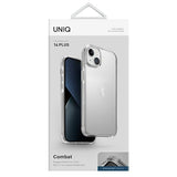 Uniq Combat-hylster til iPhone 14 Plus - gennemsigtige